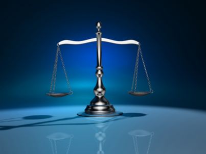 Bilancia della giustizia, simbolo della magistratura